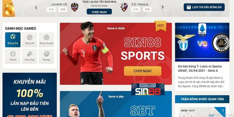 Chơi cá cược bóng đá tại Sin88 được đảo mật tuyệt đối thông tin