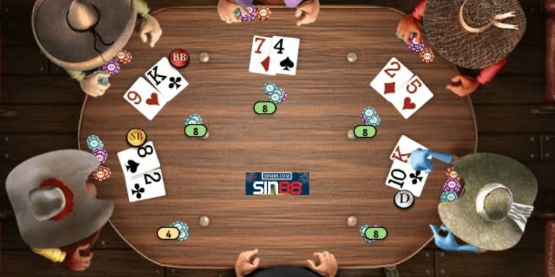 Vòng 3 trong game Poker đổi thưởng online: The turn 